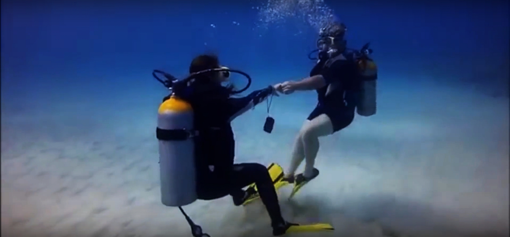 Underwater Lindy Hop